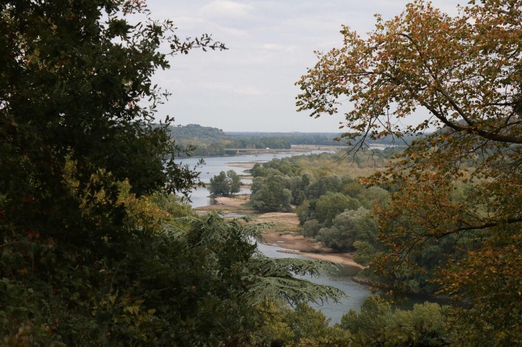 Pourquoi vivre à Tours ? Vue panoramique sur la Loire et la nature environnante – région de Tours